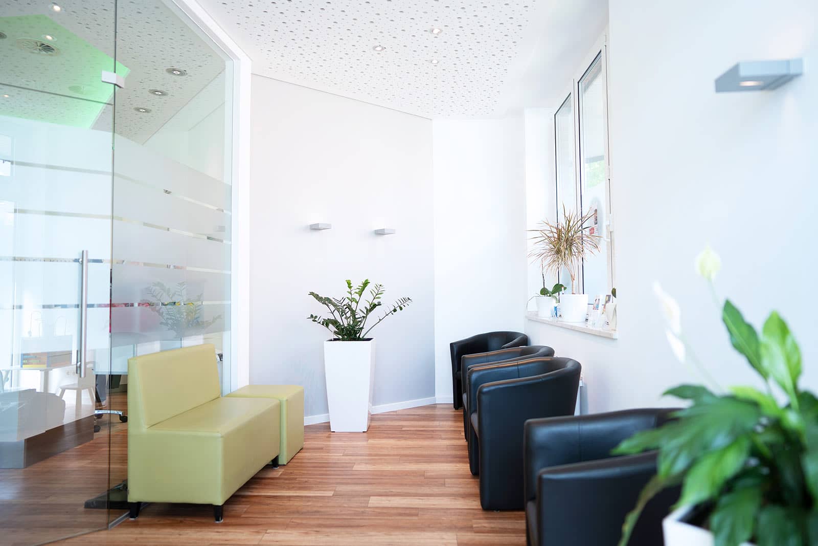 Das Wartezimmer in der Zahnarztpraxis ZahnLevin