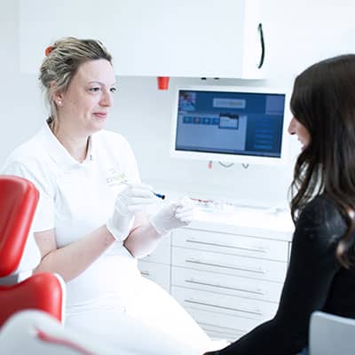 Beratung zu Bleaching-Möglichkeiten